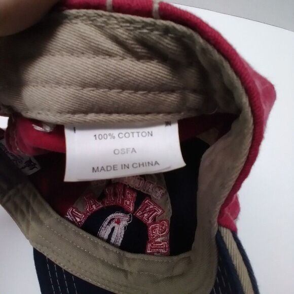 Disney Parks Disneyland baseball cap red navy distressed look - Picture 6 of 11